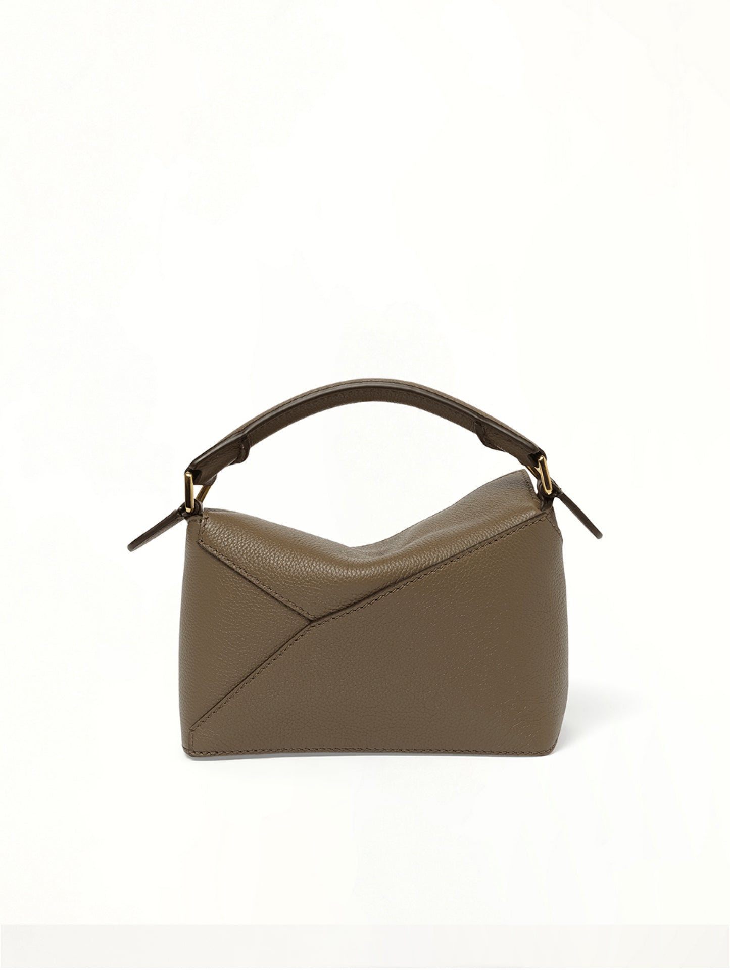 Puzzle Edge Mini Bag in Taupe