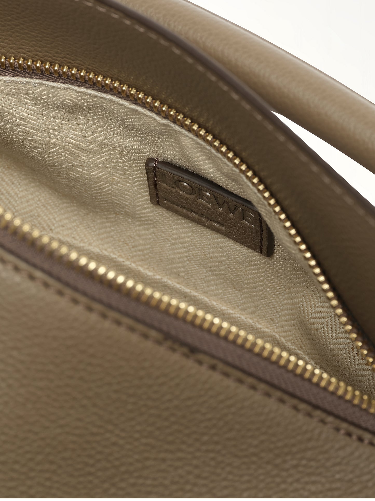 Puzzle Edge Mini Bag in Taupe