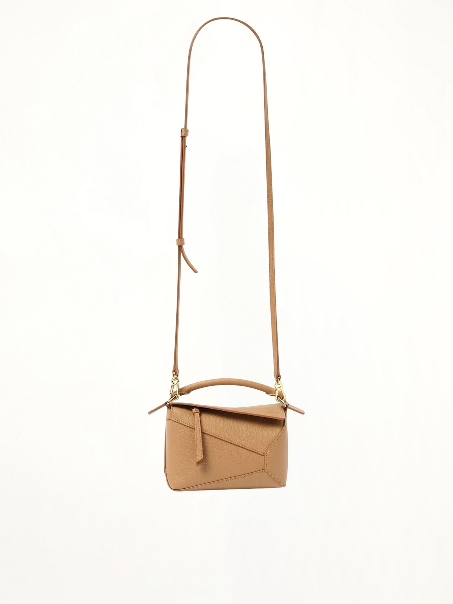 Puzzle Edge Mini Bag in Toffee