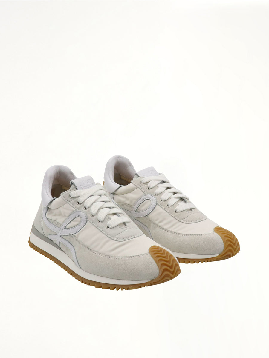 Flow Runner Sneaker in White Front View | LOEWE