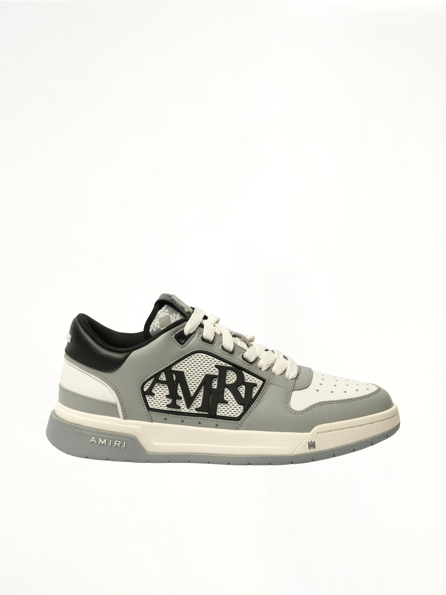 Classic Low Sneaker in Asphalt Side View | AMIRI