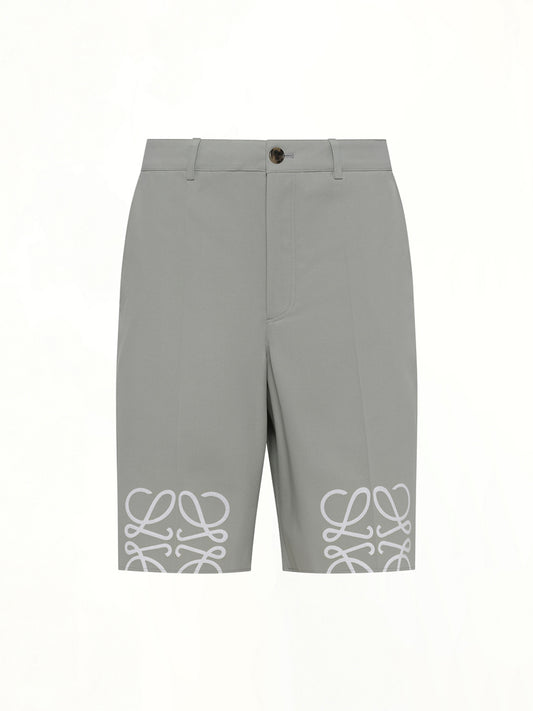 Anagram Shorts in Light Grey