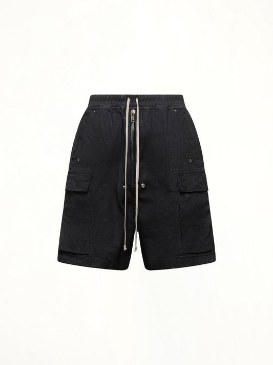 Cargobela Shorts in Black Wax
