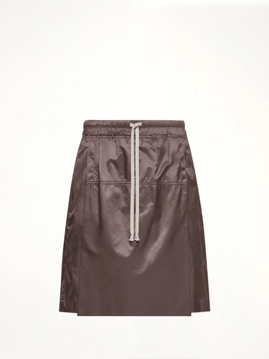 Rick Owens x Moncler Kiltshorts in Dark Dust