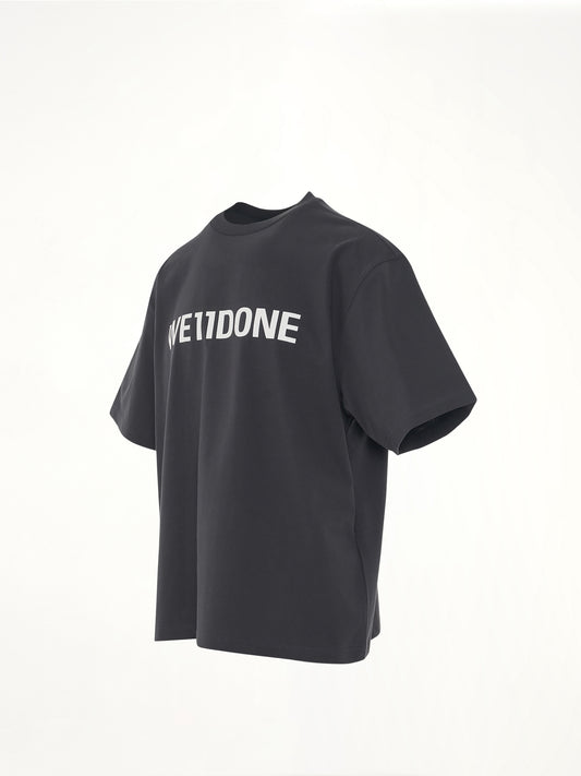 Basic Logo Large T-Shirt in Charcoal