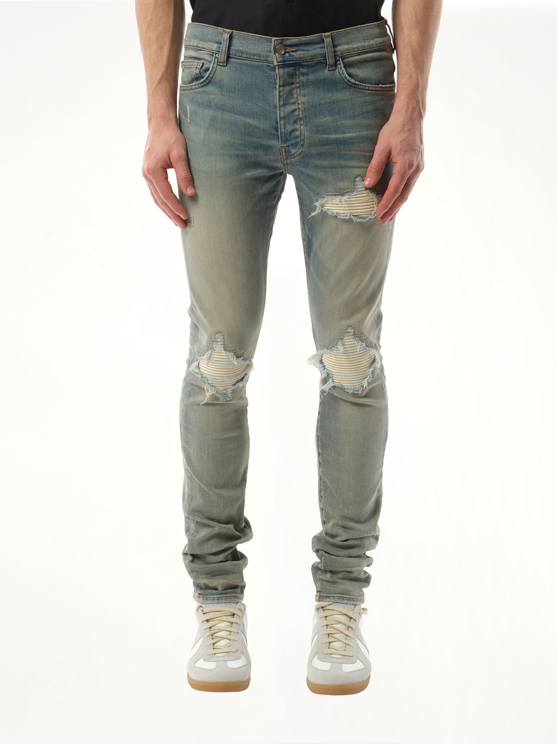 MX1 Ultrasuede Jeans in Antique Indigo