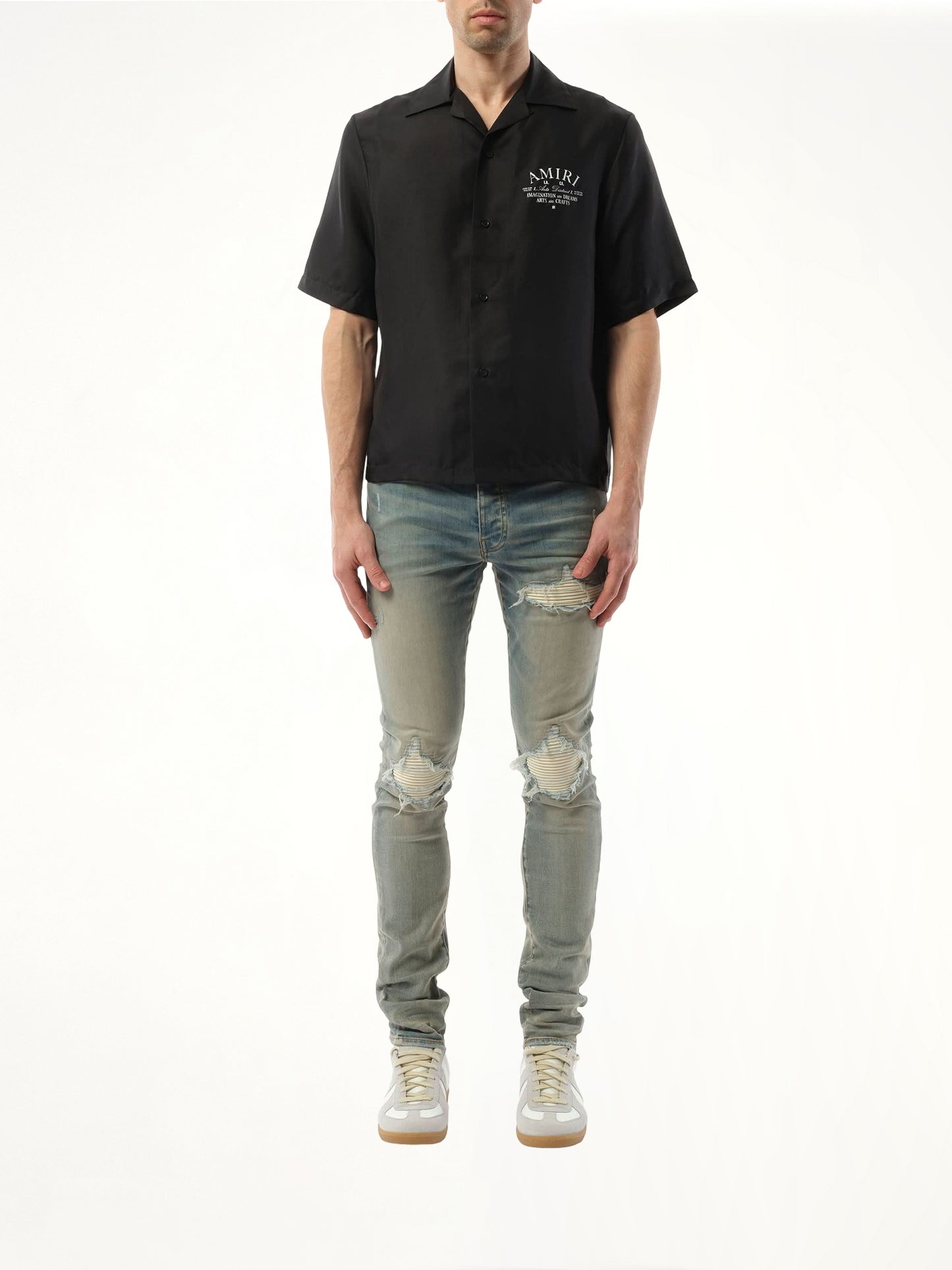 Arts District Bowling Shirt in Black