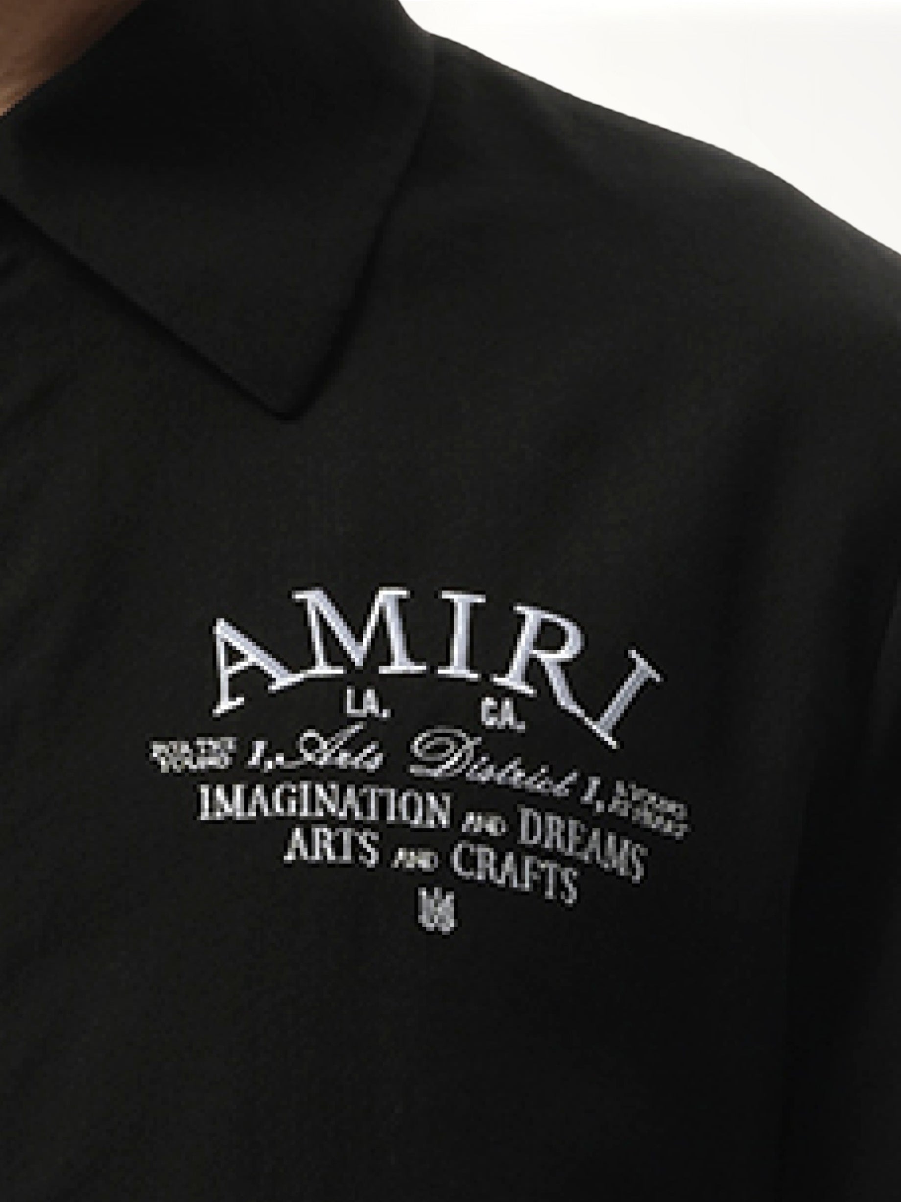 Amiri 艺术区黑色夹克