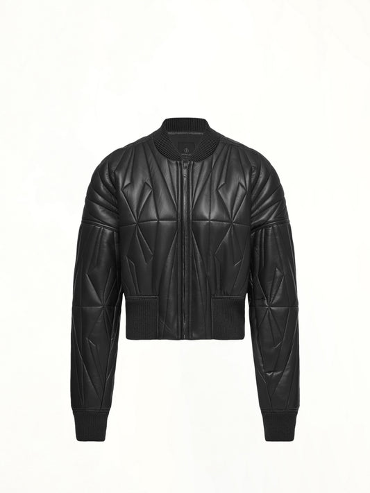 Rick Owens x Moncler Geocamo Cropped Jacket in Dark Dust