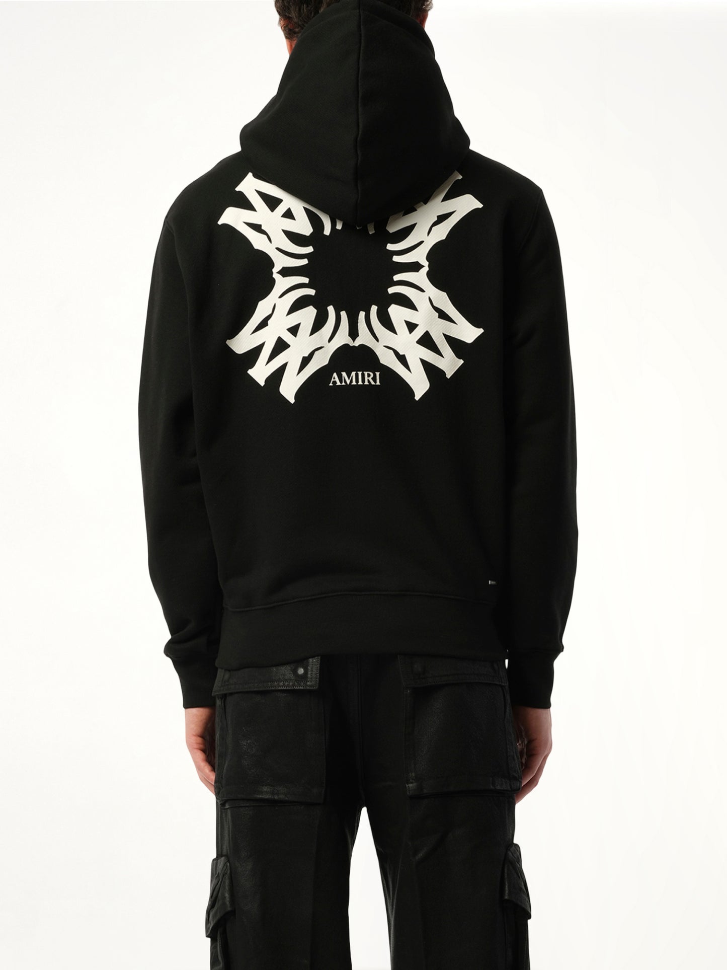 MA Quad Zip Up Hoodie in Black