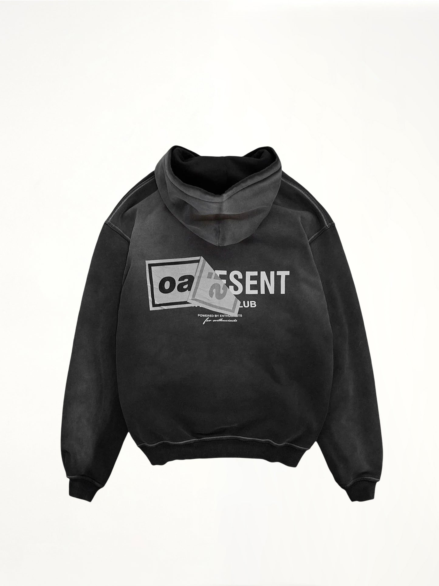 Oasis Owners Club Hoodie in Stained Black