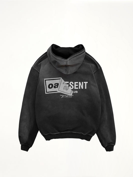 Oasis Owners Club Hoodie in Stained Black