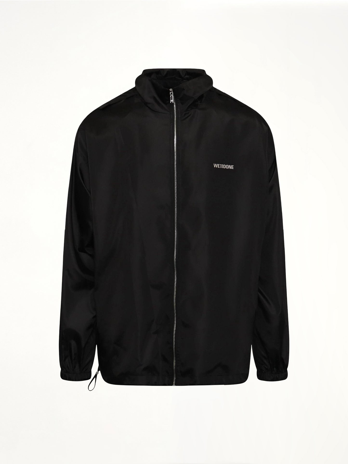 Logo Windbreaker Jacket in Black