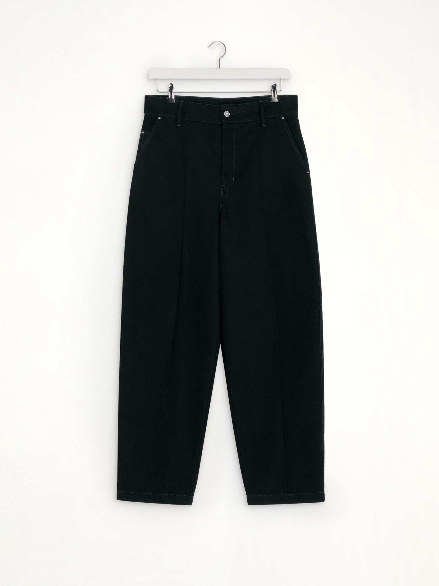 Maxi Barrel Workwear Pants in Black