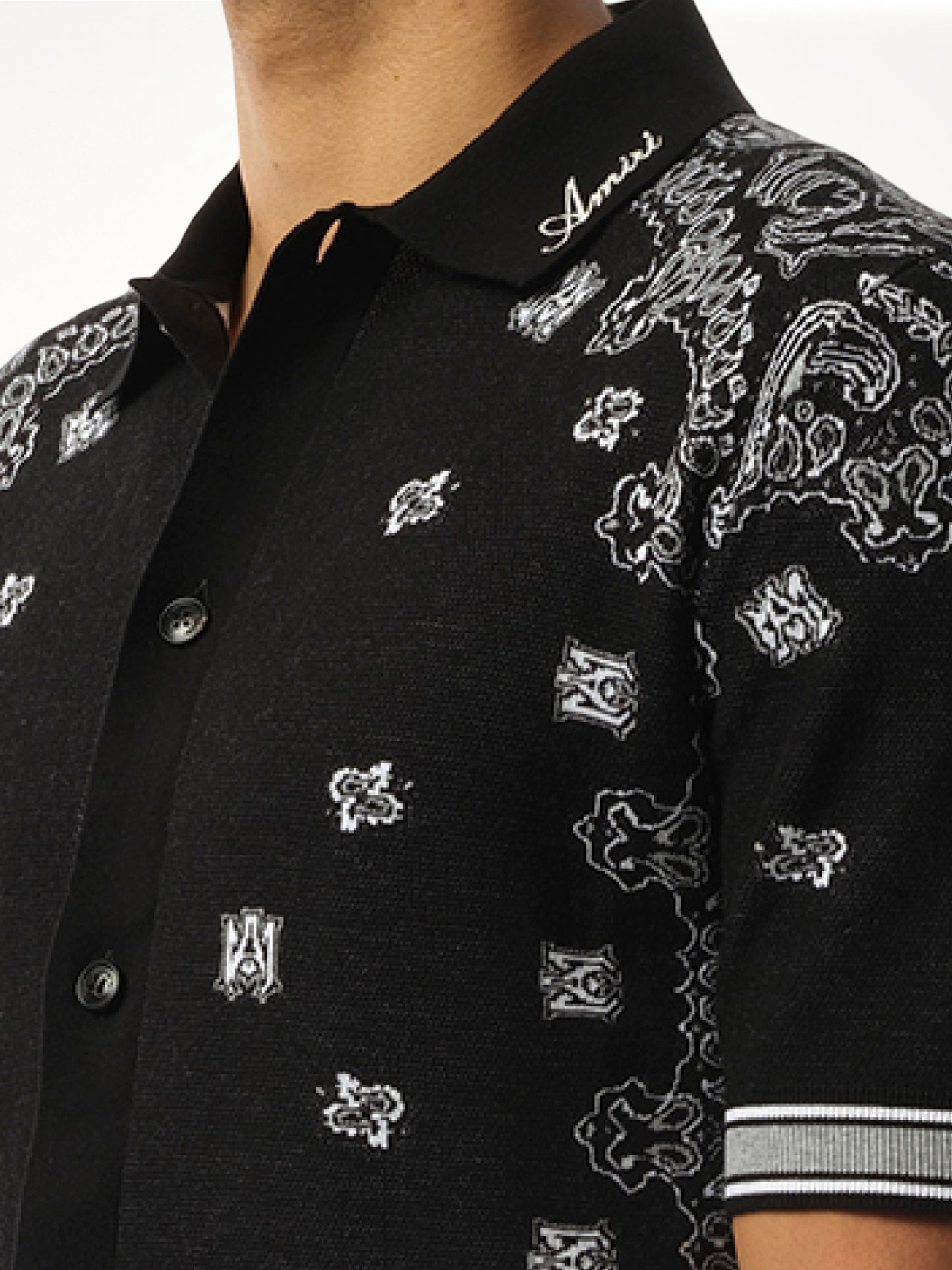 Bandana Polo in Black