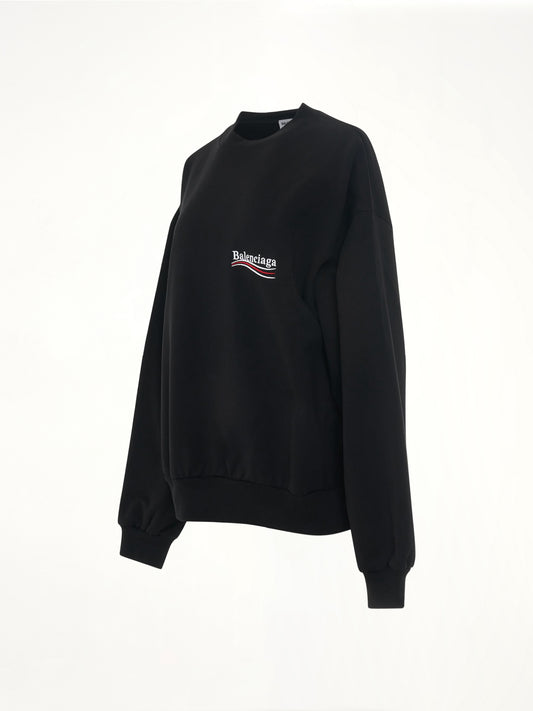 Political Campaign Sweatshirt in Black