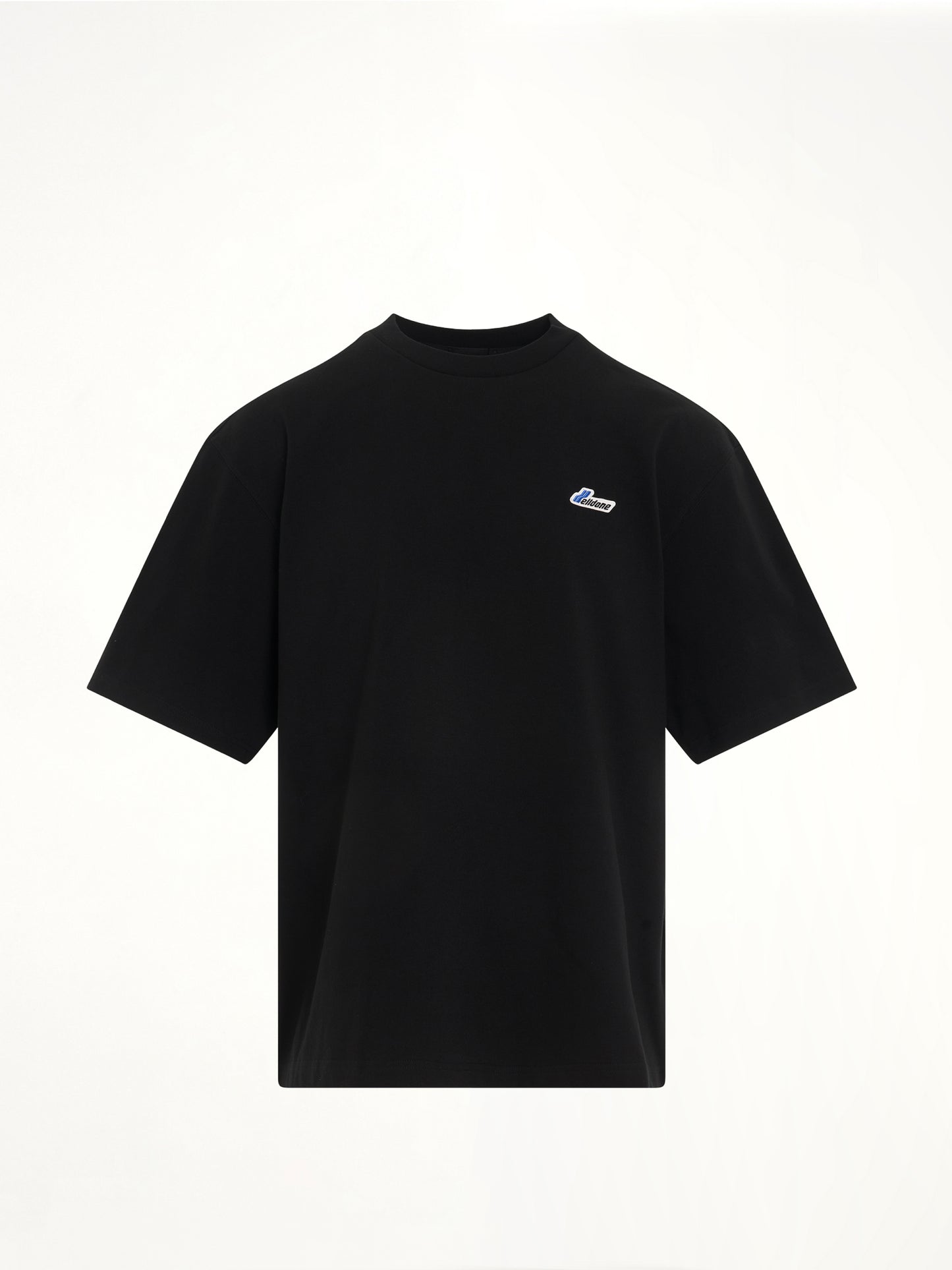 Wave Logo Short Sleeve T-Shirt in Black