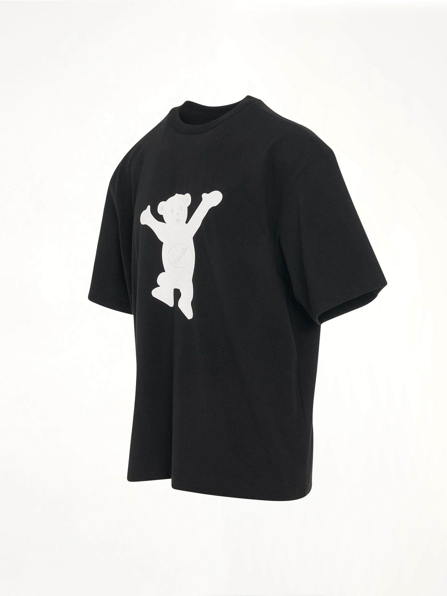 Logo Teddy T-Shirt in Black