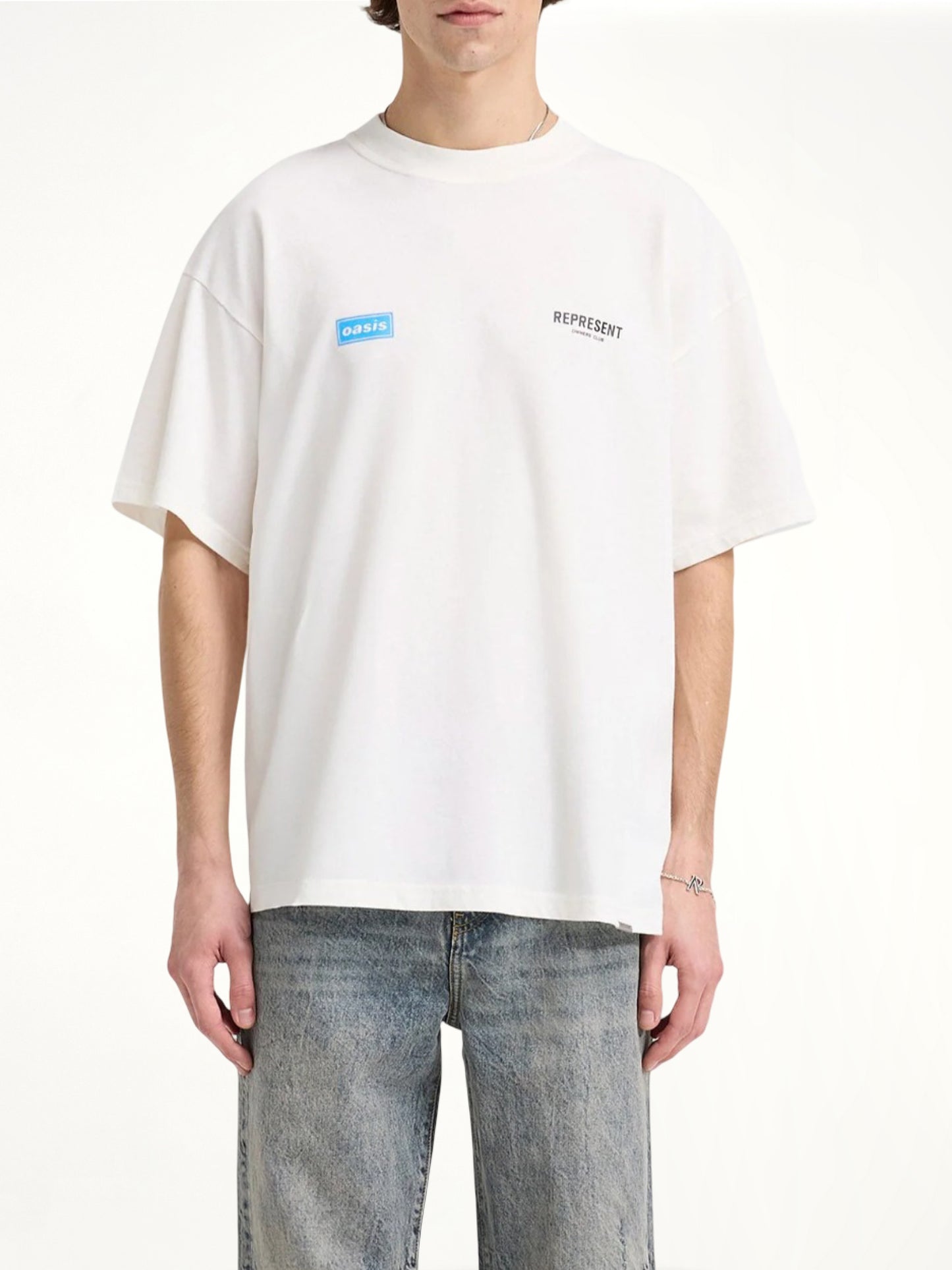 Oasis Owners Club T-Shirt in Flat White