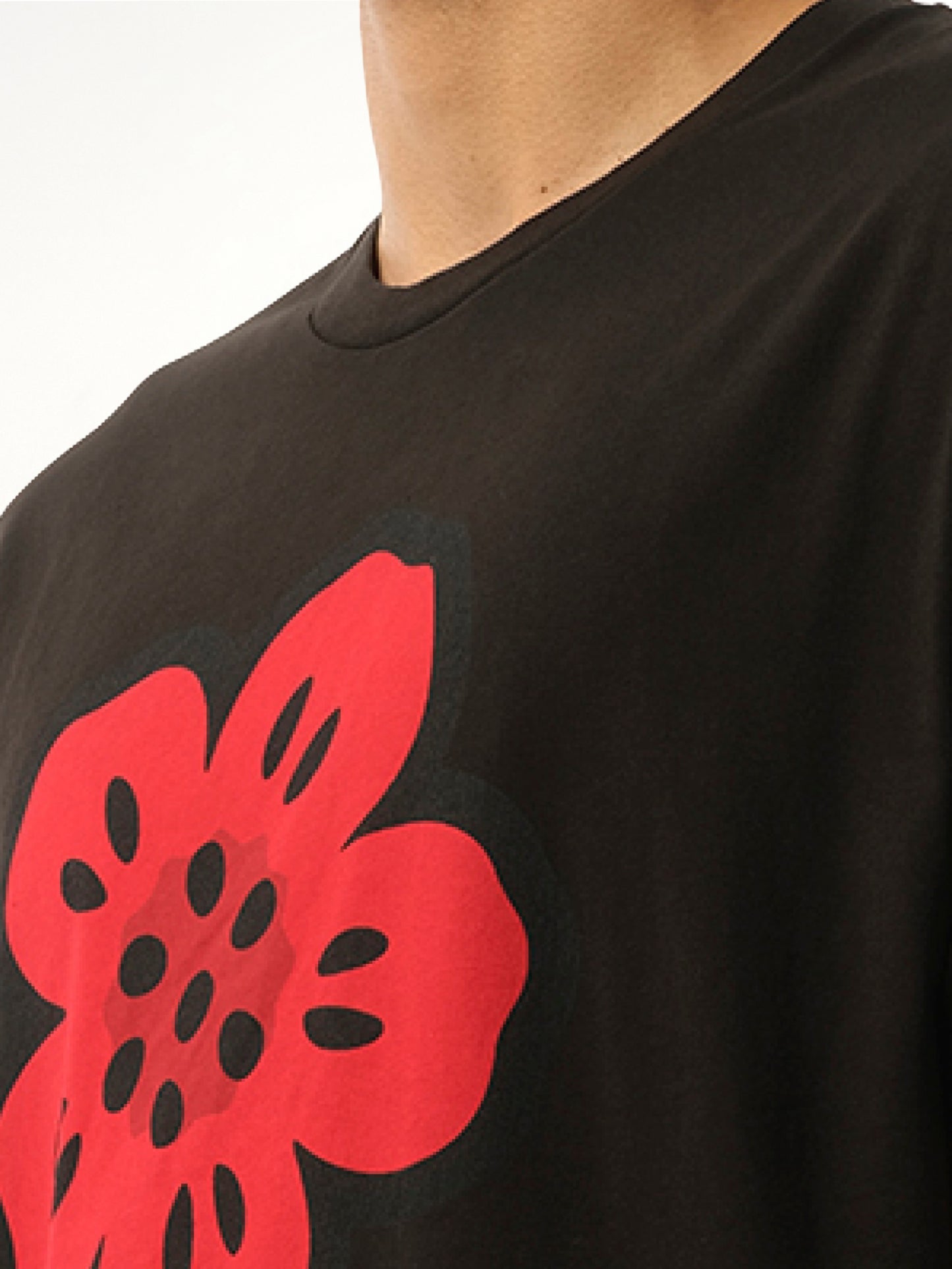 Boke Flower T-Shirt in Black