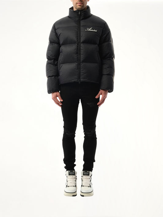 Bones Down Jacket in Black