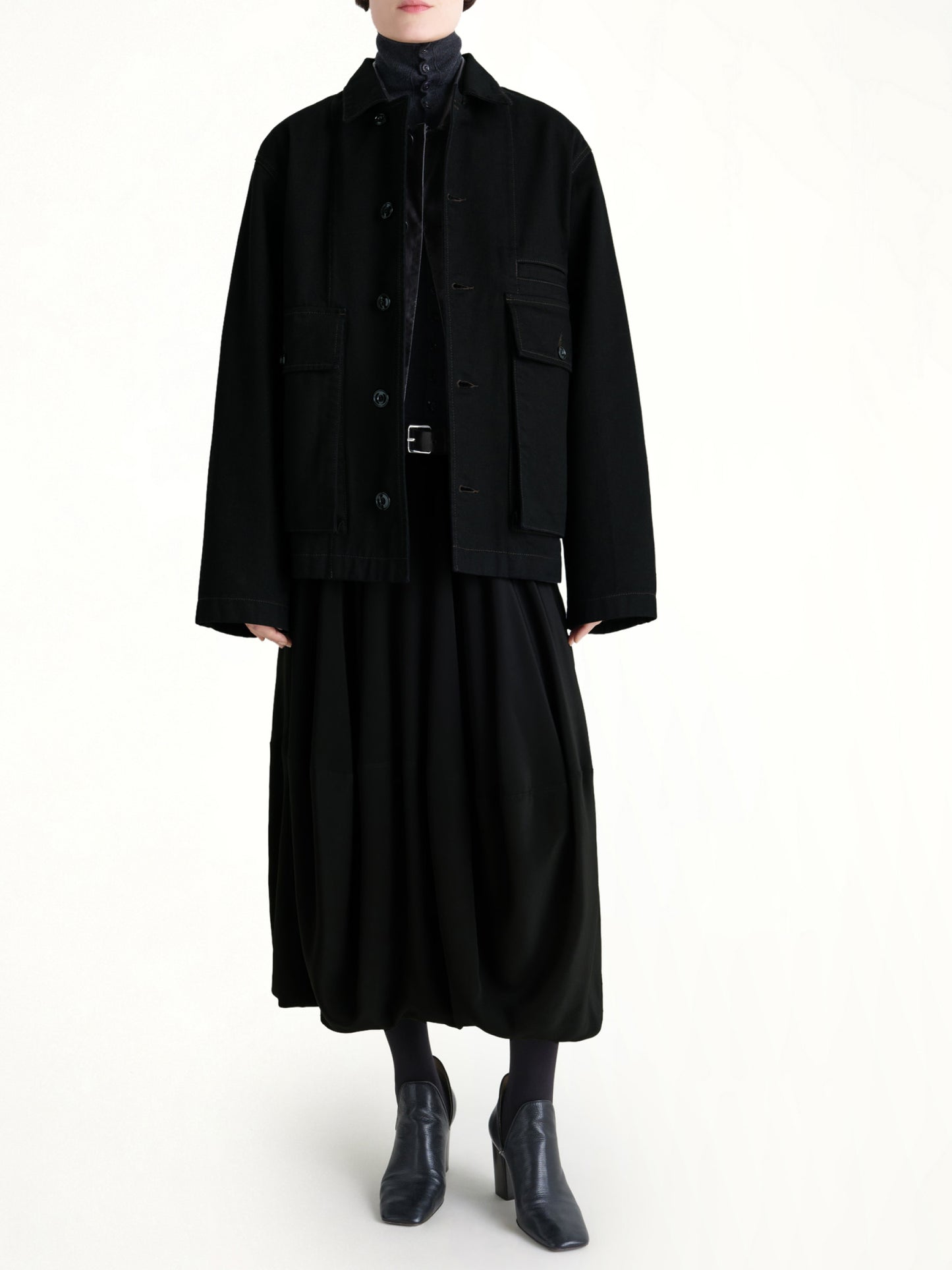 Boxy Jacket In Black