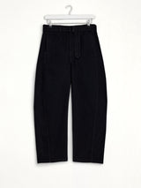 Twisted Belted Pants In Black