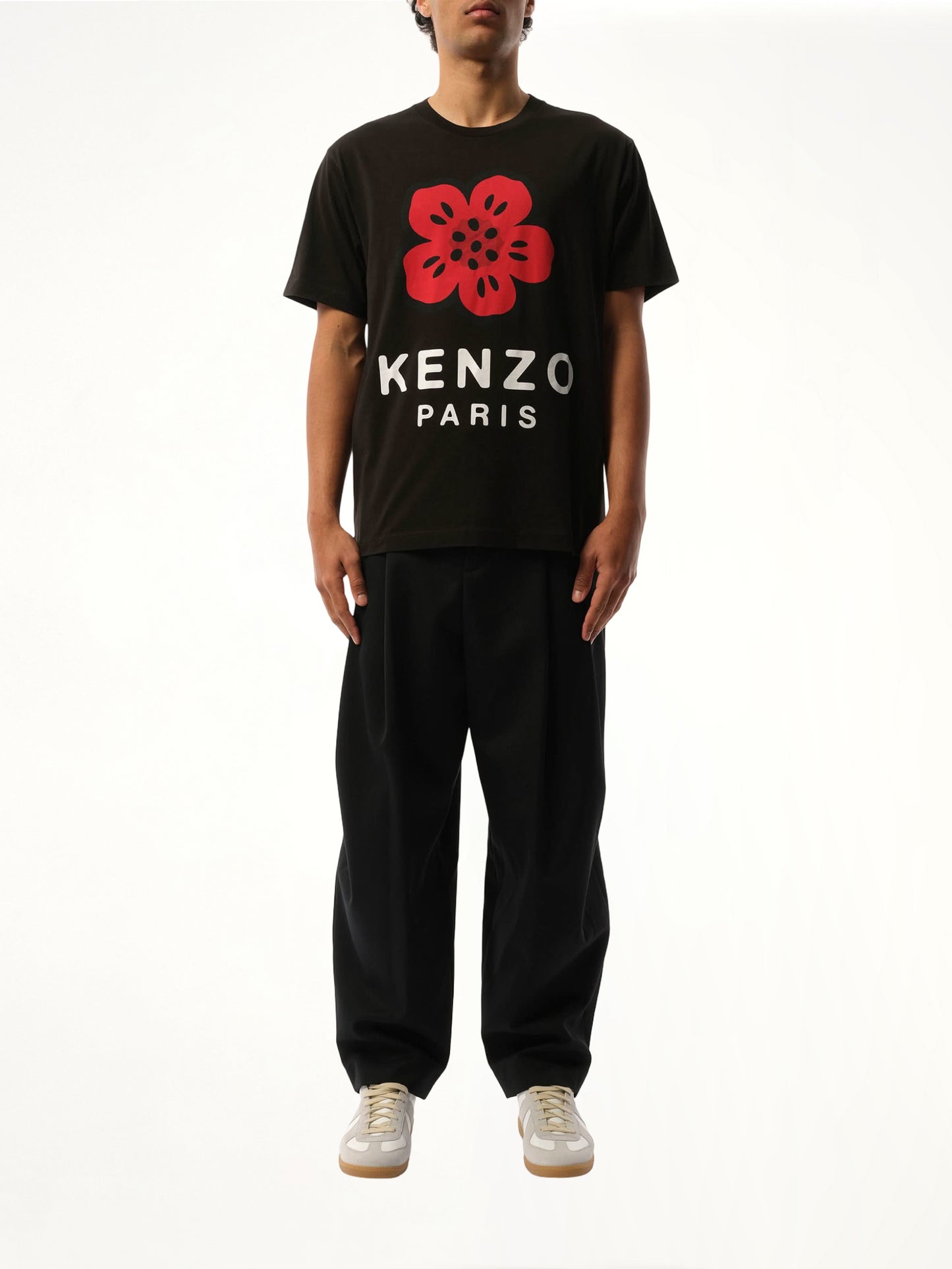 Boke Flower T-Shirt in Black