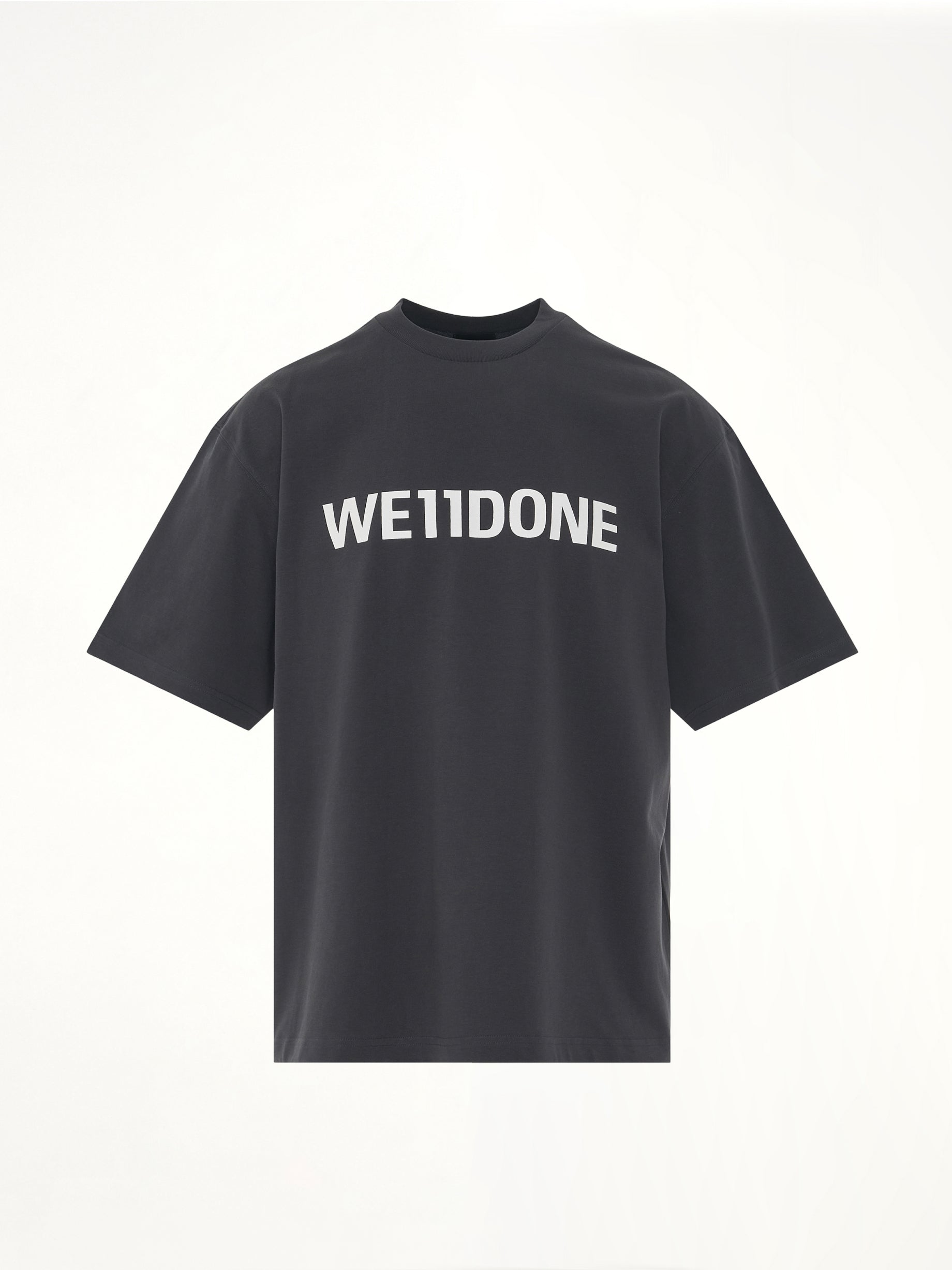 Basic Logo Large T-Shirt in Charcoal