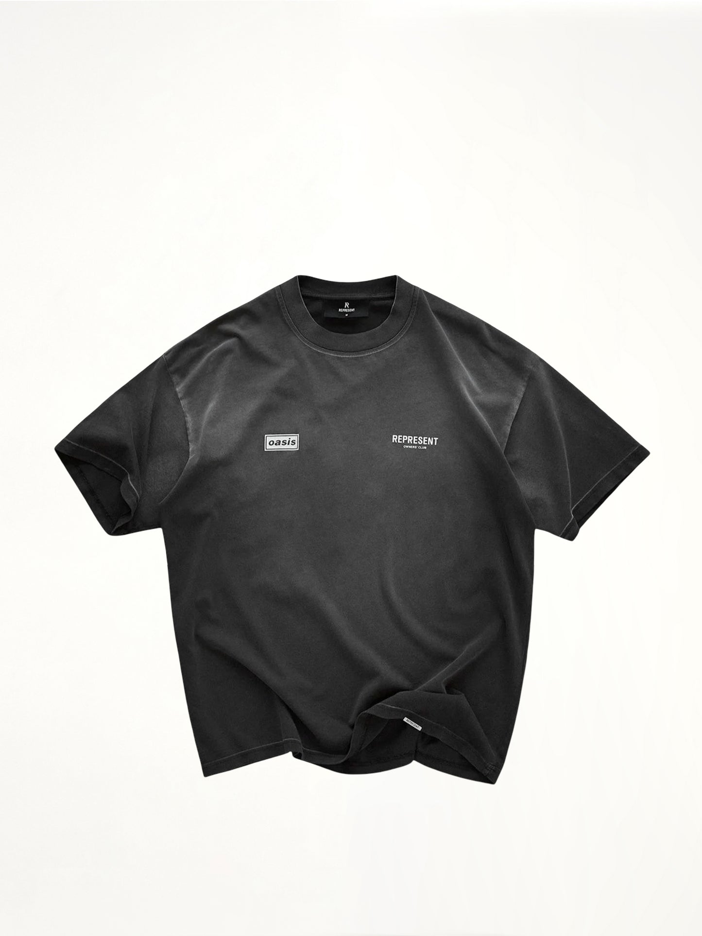 Oasis Owners Club T-Shirt in Stained Black