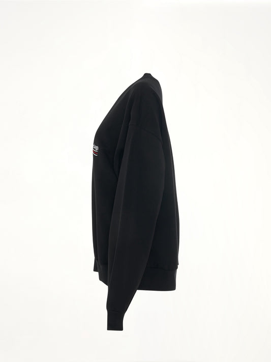 Political Campaign Sweatshirt in Black