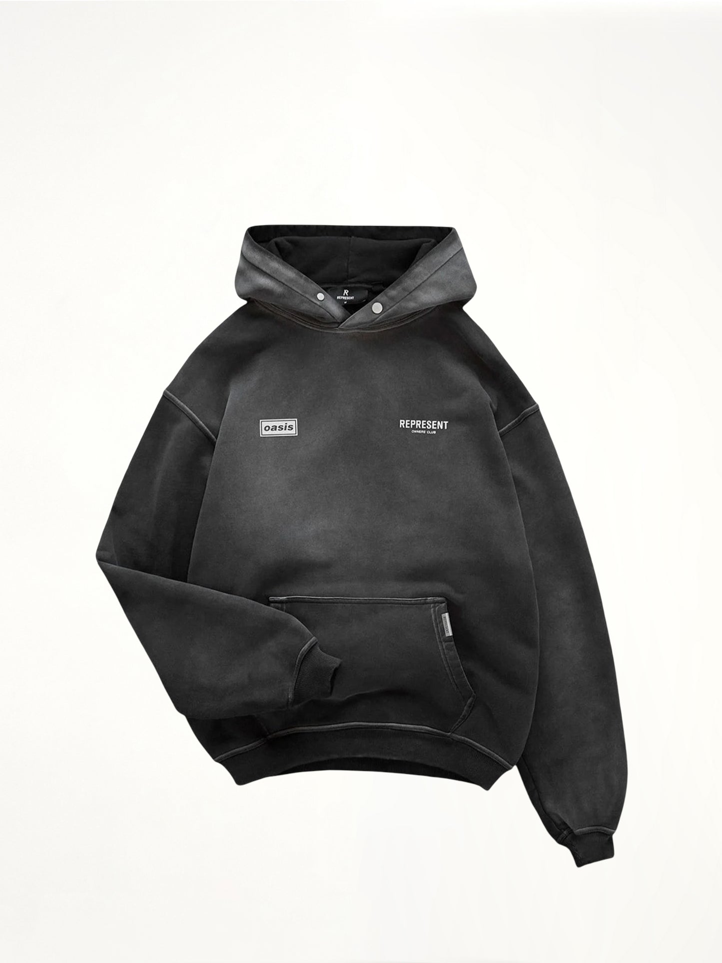 Oasis Owners Club Hoodie in Stained Black