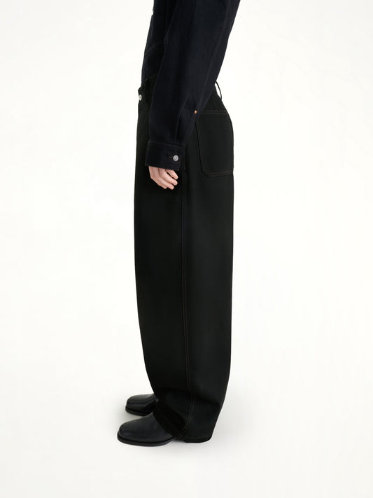 Maxi Barrel Workwear Pants in Black