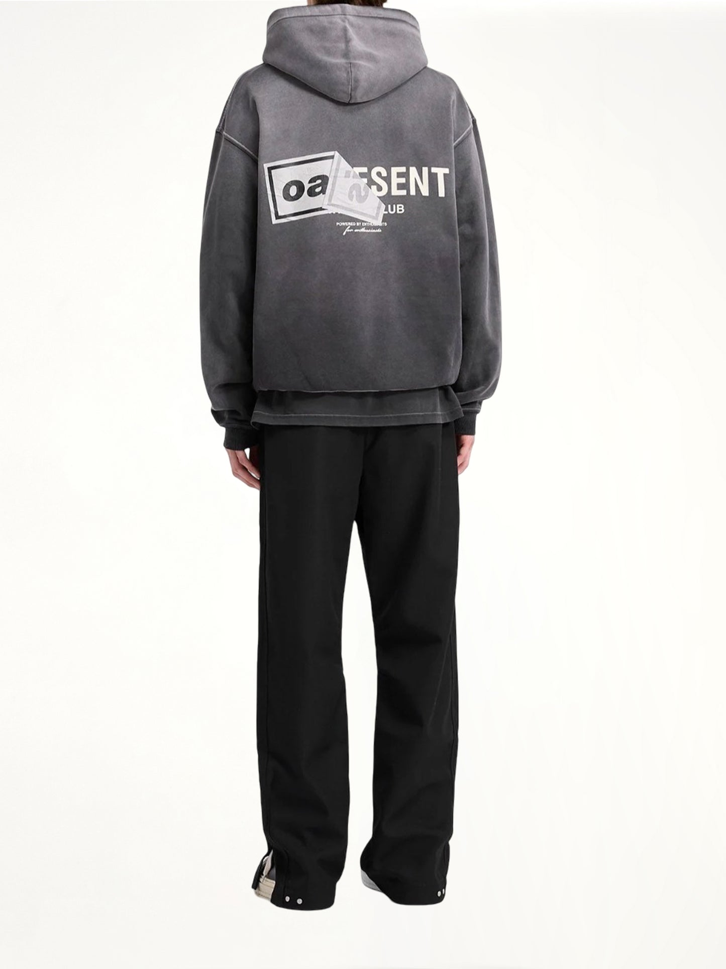 Oasis Owners Club Hoodie in Stained Black