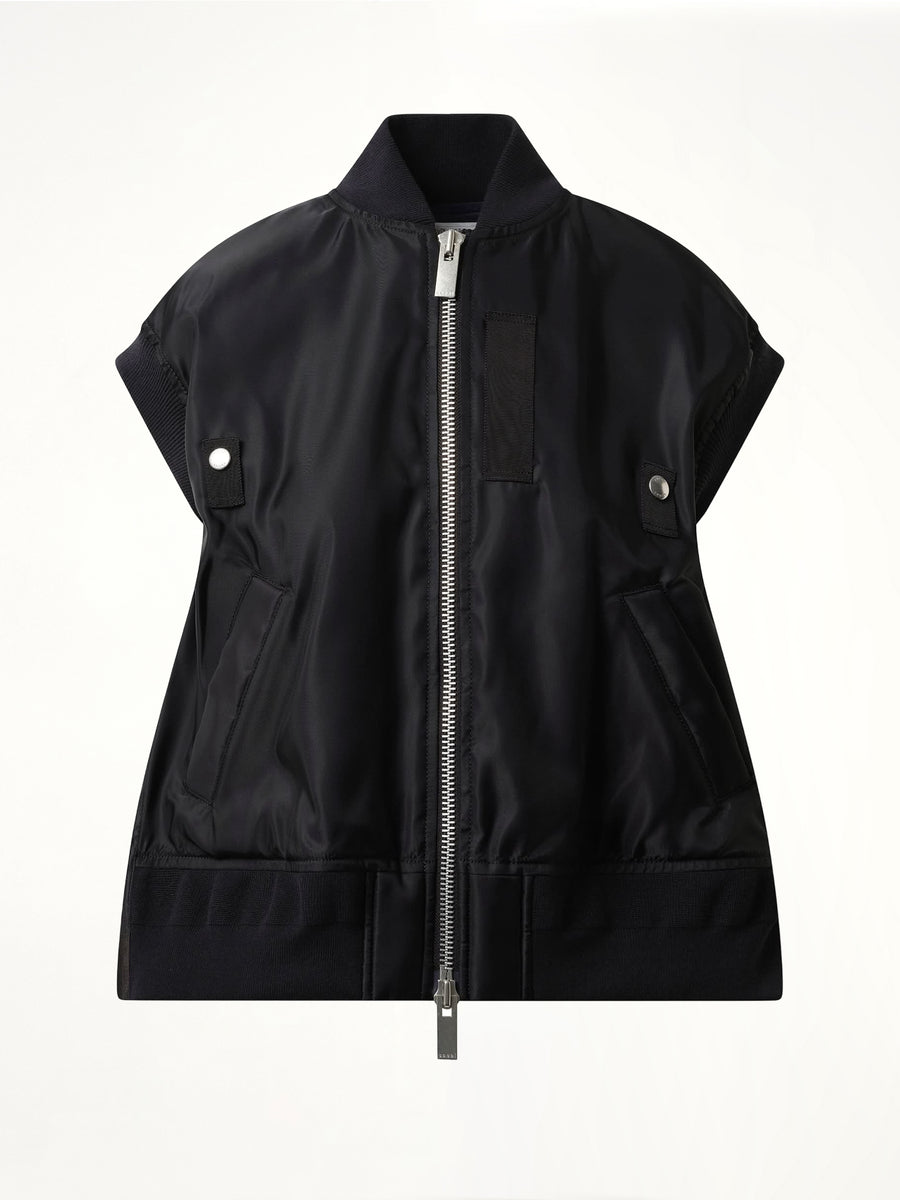 Nylon Vest in Black