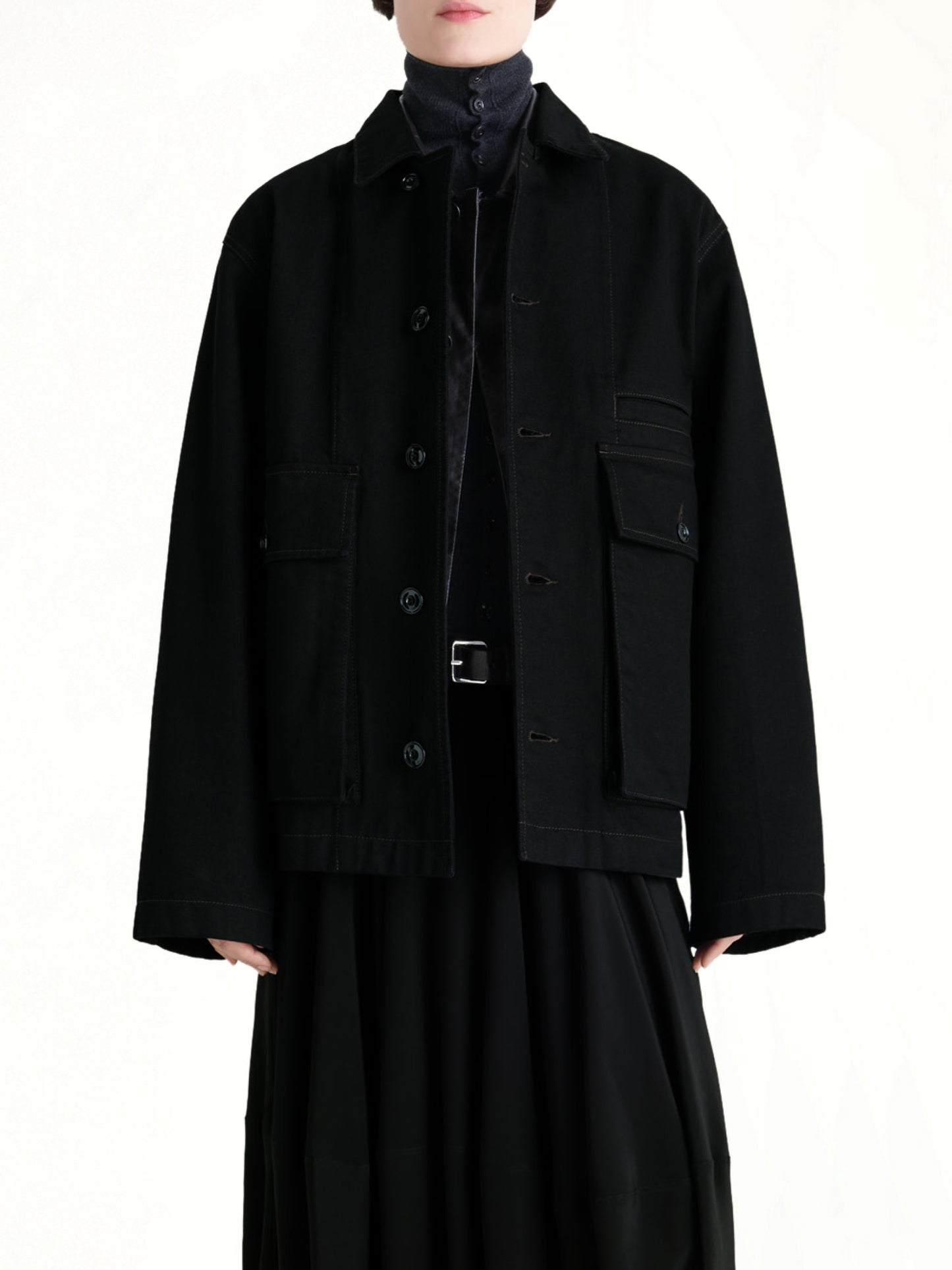 Boxy Jacket In Black
