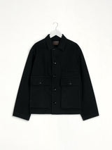 黑色宽松夹克