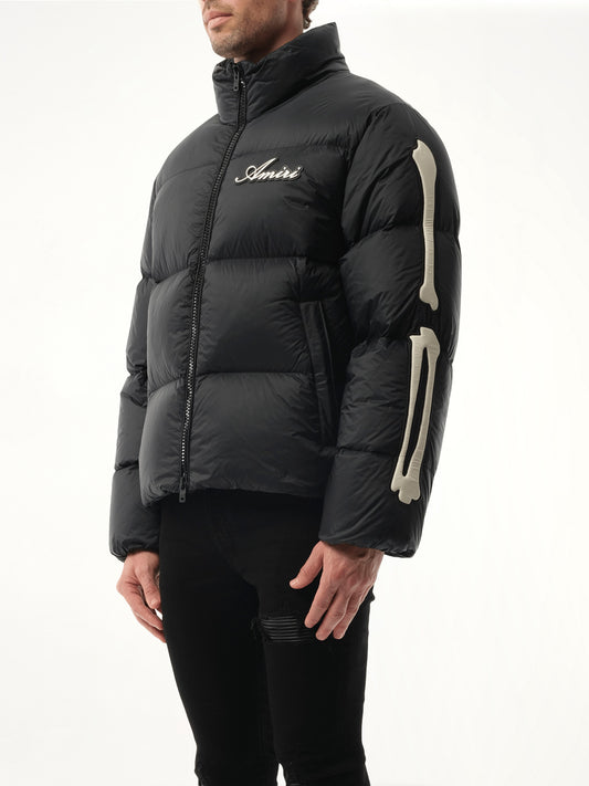 Bones Down Jacket in Black