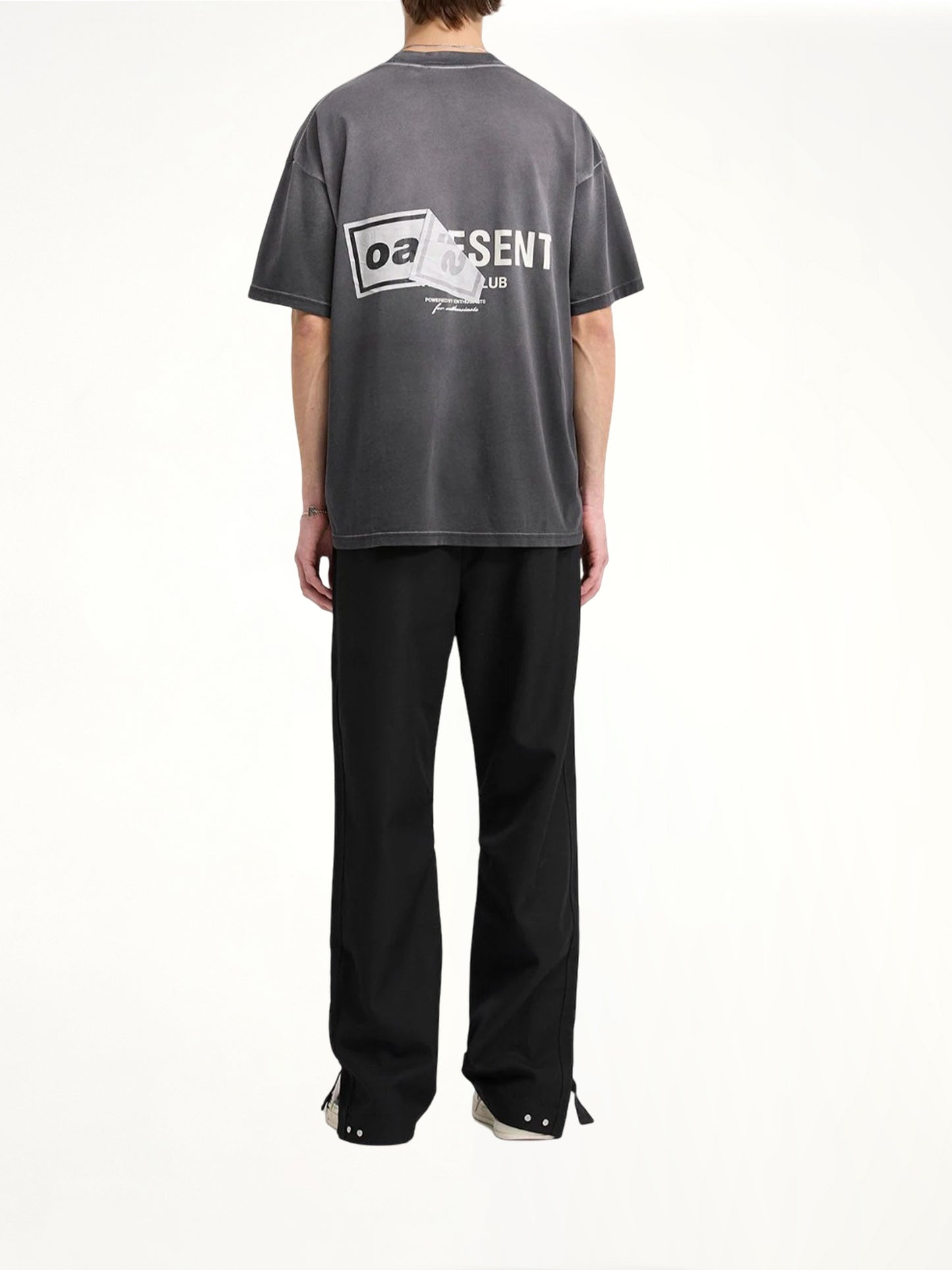 Oasis Owners Club T-Shirt in Stained Black