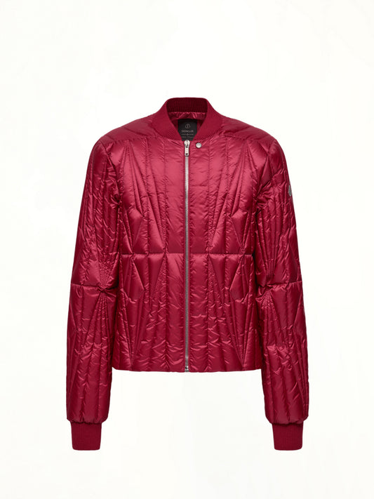 Rick Owens x Moncler Geocamo Flight Jacket in Carnelian