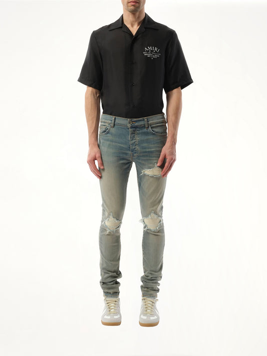 MX1 Ultrasuede Jeans in Antique Indigo