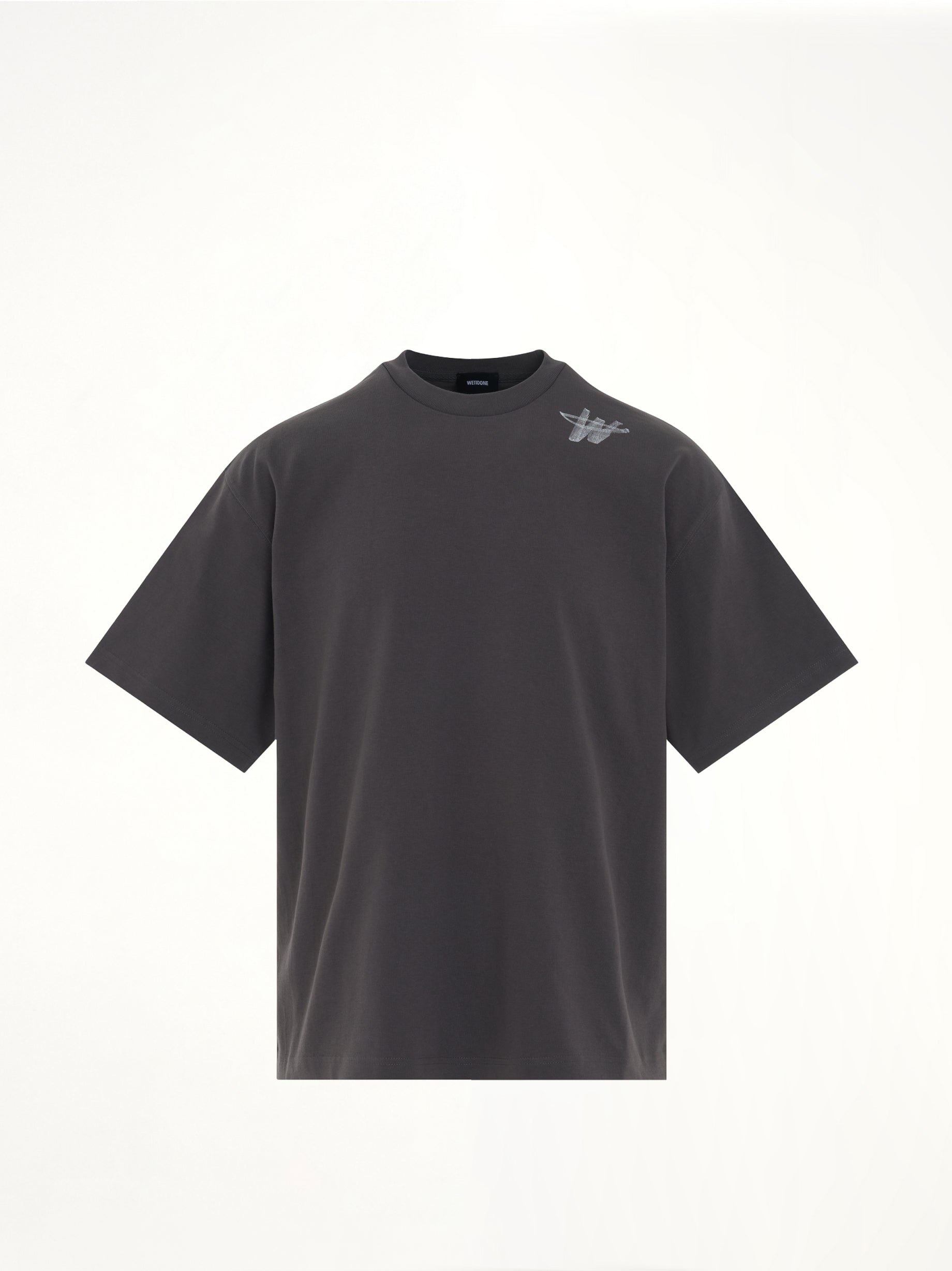 Cotton WD Logo T-Shirt in Charcoal
