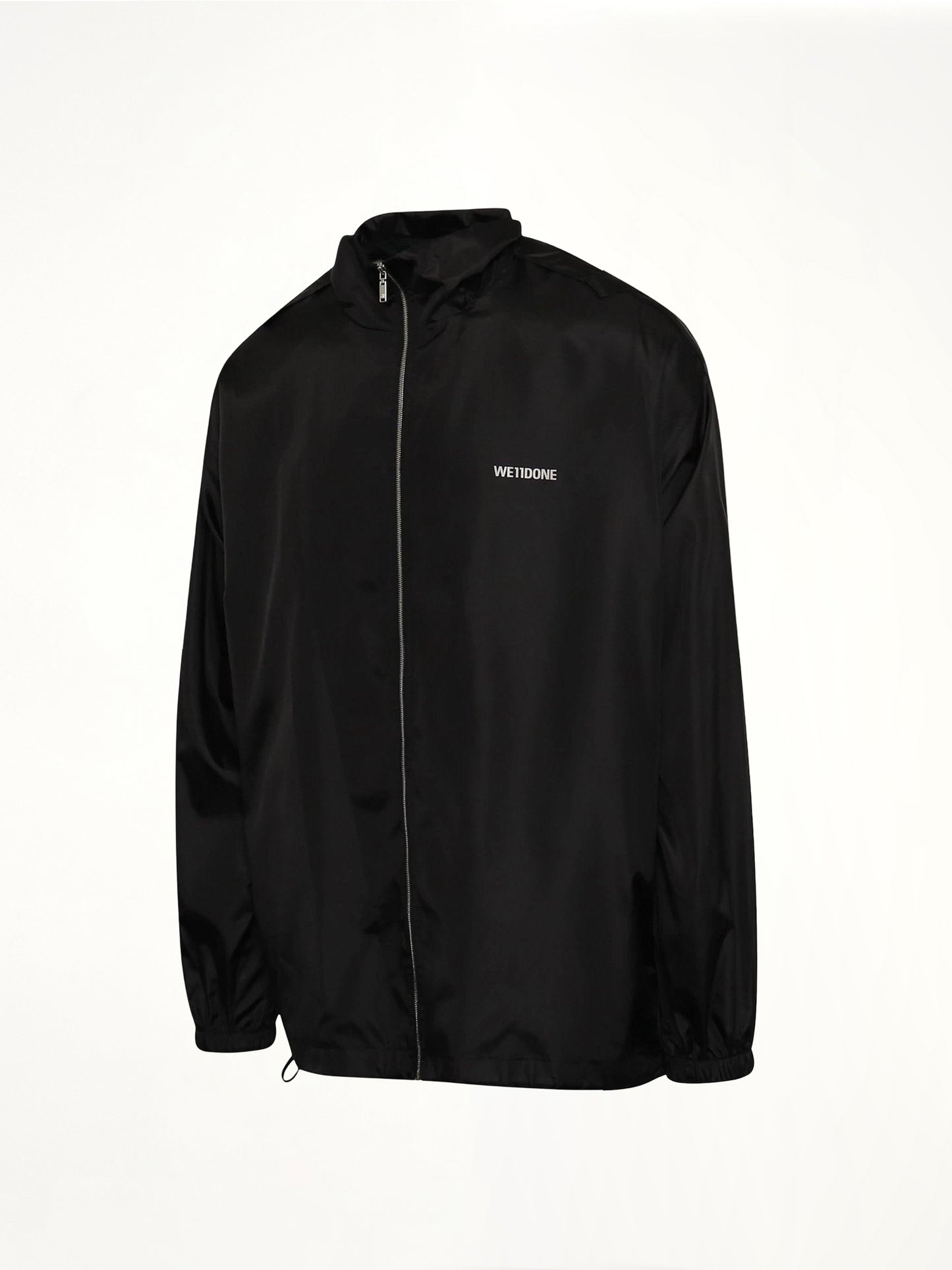 Logo Windbreaker Jacket in Black