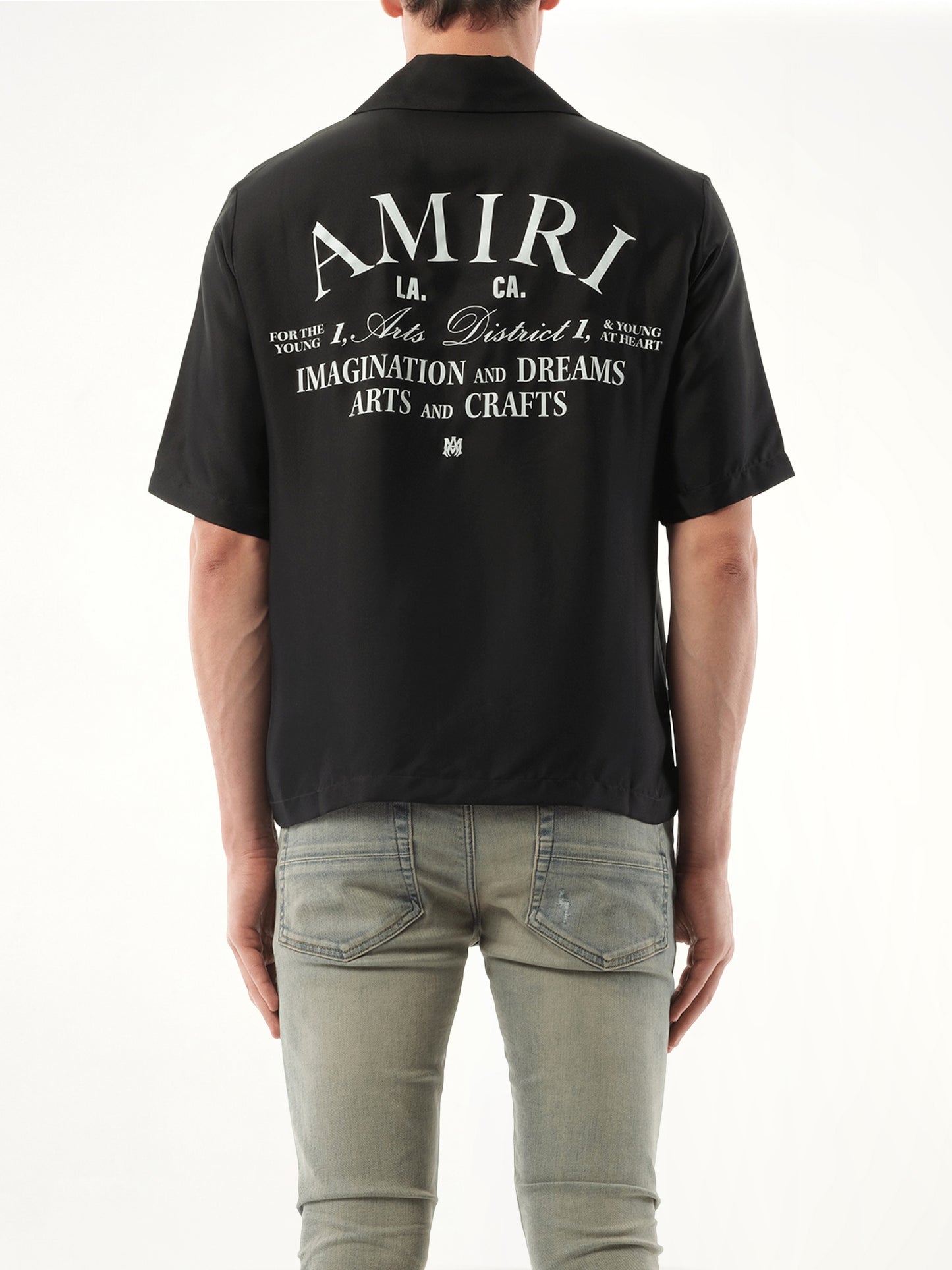 Arts District Bowling Shirt in Black