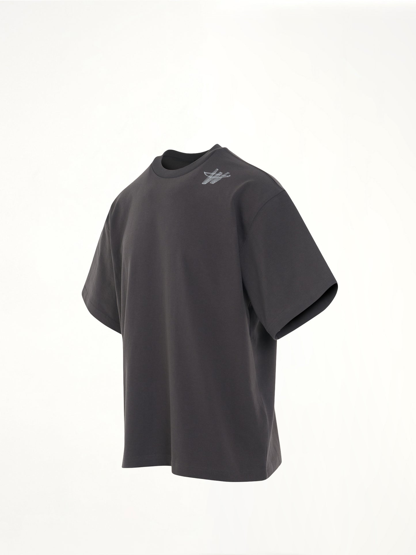 Cotton WD Logo T-Shirt in Charcoal