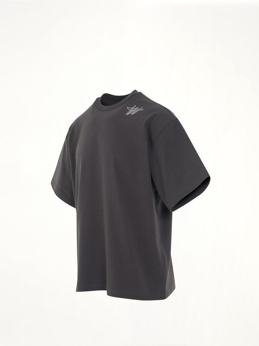 Cotton WD Logo T-Shirt in Charcoal