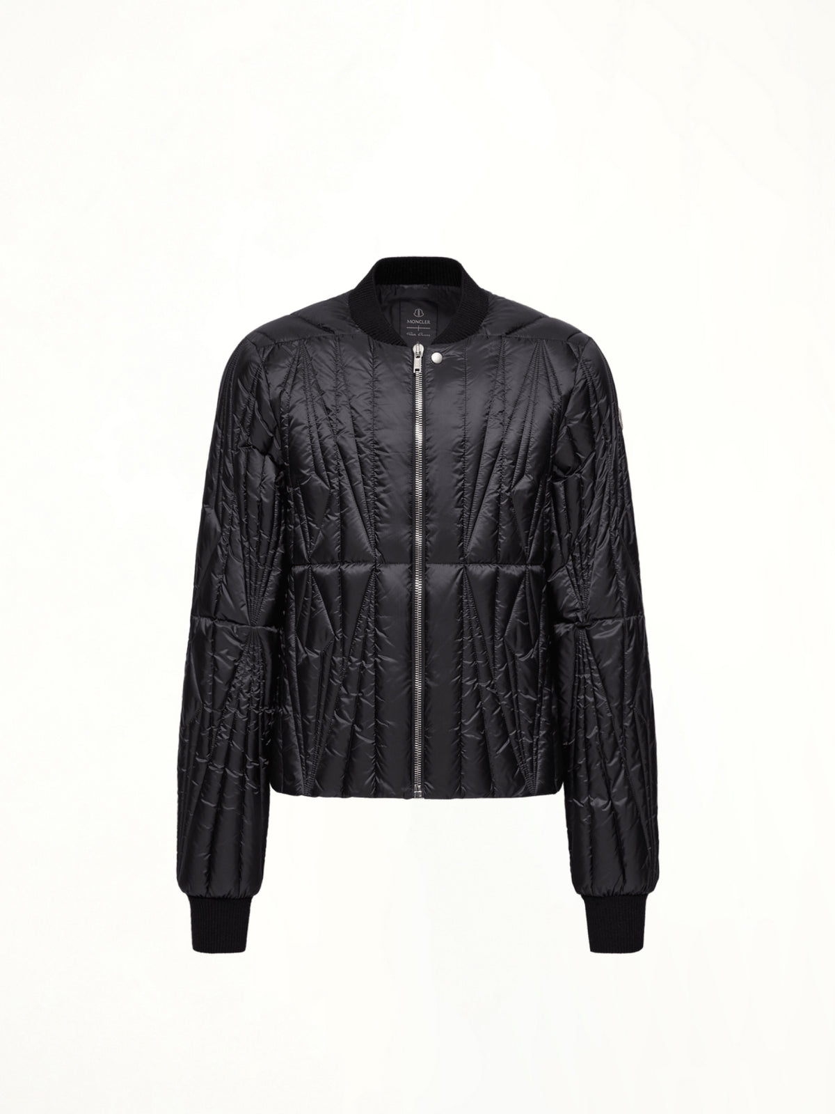 Rick Owens x Moncler Geocamo Flight Jacket in Black