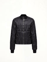 Rick Owens x Moncler Geocamo Flight Jacket in Black