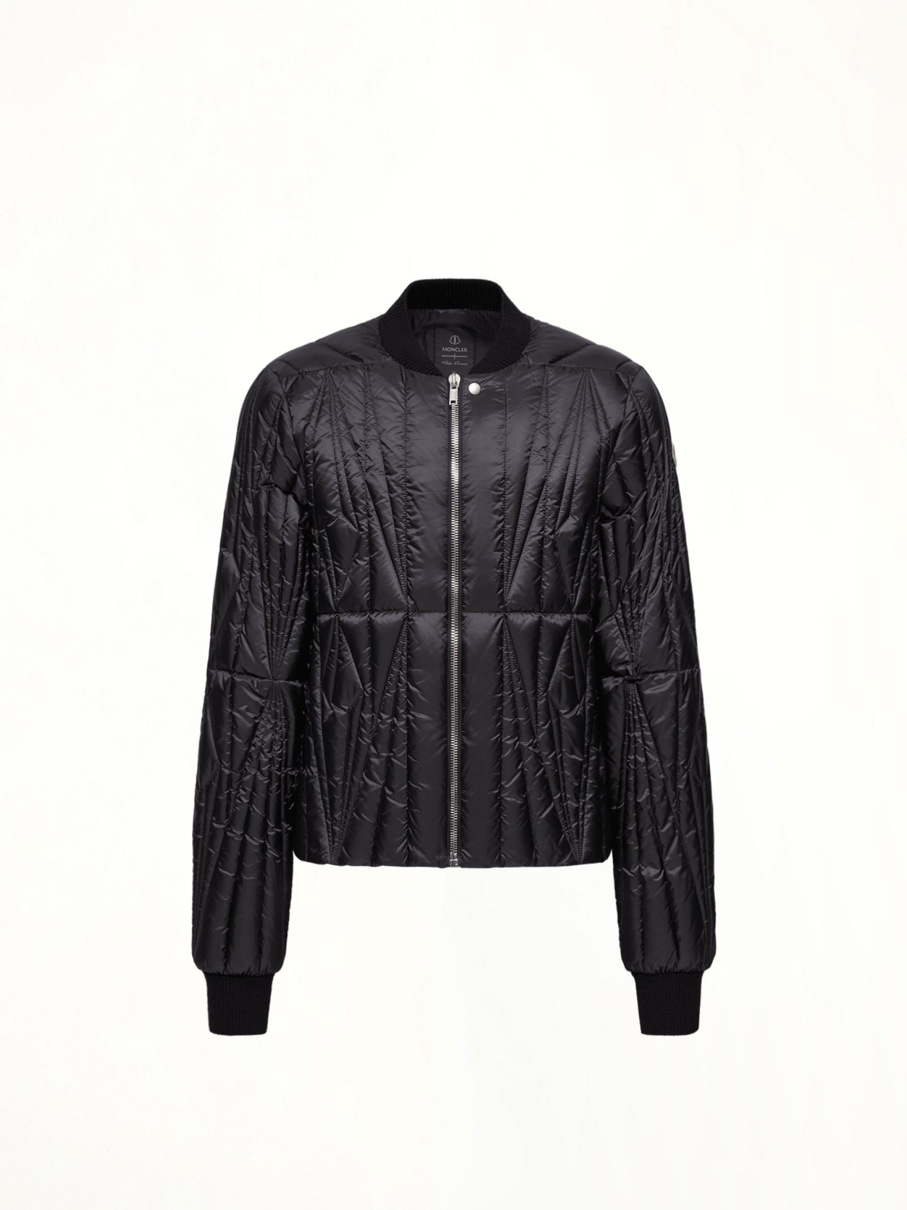Rick Owens x Moncler Geocamo Flight Jacket in Black