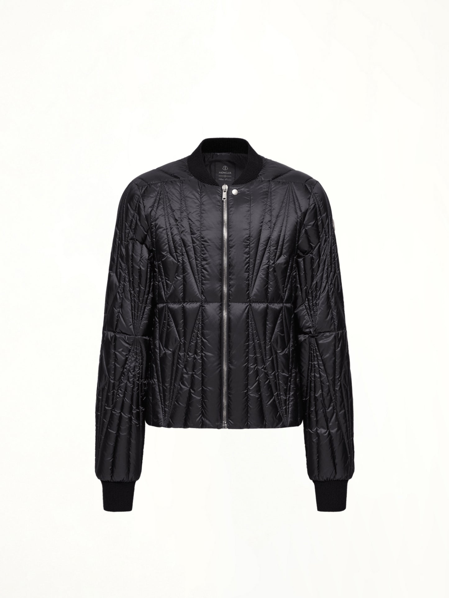 Rick Owens x Moncler Geocamo Flight Jacket in Black